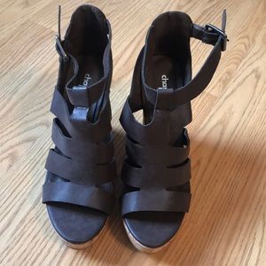 Charlotte Russe cork wedges